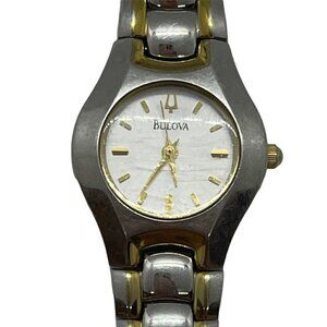 Bulova Classic Women's Quartz Watch Silver and Gold Tone Bracelet